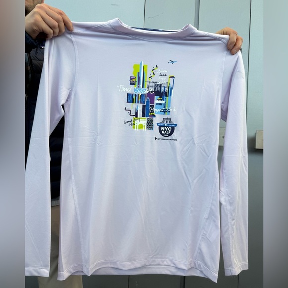 NWT United Airlines NYC Half Marathon Long Sleeve Tee | Men’s Small